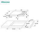 HISENSE GM642XHS 60cm Gas Hob - Stainless Steel additional 12