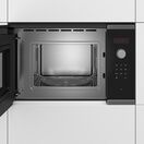 BOSCH BFL523MS0B Series 4, Built In Microwave Oven Black with Stainless Steel Trim additional 4