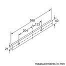 BOSCH DFS067A51B Telescopic Cooker Hood, 60 cm, Silver Metallic additional 15