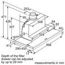 BOSCH DFS097A51B Telescopic Cooker Hood, 90 cm, Silver Metallic additional 10