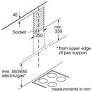 BOSCH DWG64BC50B Wall-Mounted Cooker Hood, 60 cm, Clear Glass additional 8