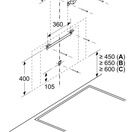 BOSCH DWK81AN60B Wall-mounted cooker hood,80 cm, clear glass black additional 12