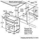 BOSCH NBS533BS0B Series 4 Built-Under Double Oven Stainless Steel additional 9