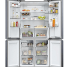 HAIER HCR5919EHMB American Style Fridge Freezer Brushed Black additional 2
