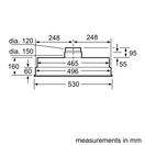 NEFF N 30, Canopy Cooker Hood, 53 cm, Silver Metallic additional 5