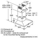 NEFF N 50, Wall-Mounted Cooker Hood, 60 cm, Stainless Steel D64QFM1N0B additional 7