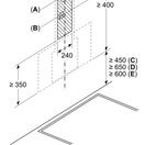 NEFF D65IFN1S0B Black N 50, Wall-Mounted Cooker Hood, 60 cm, Clear Glass additional 8