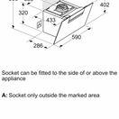 NEFF D65IFN1S0B Black N 50, Wall-Mounted Cooker Hood, 60 cm, Clear Glass additional 13