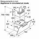 NEFF D85IFN1S0B N50 Wall-Mounted Cooker Hood 80 cm Clear Glass Black additional 13