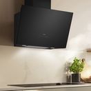 NEFF N 70 Wall-mounted Cooker Hood, 80 cm, Clear Glass Black D88IAN2S0B additional 3