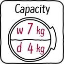 NEFF V6320X2GB Integrated 7kg/4kg Washer Dryer - White additional 6