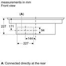 NEFF V58PHQ4C0 N70 80cm Induction Venting Hob - Black Flush Mount additional 20