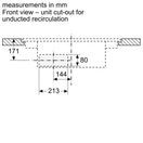 NEFF V58PHQ4C0 N70 80cm Induction Venting Hob - Black Flush Mount additional 23