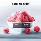 HISENSE RB327N4BBE 55cm 50/50 Total No Frost Fridge Freezer - Black Steel additional 6