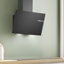 BOSCH DWK65DK60B Series 2 Wall-Mounted Inclined 60cm Hood Black Glass additional 3