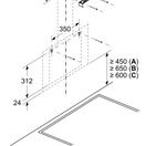 BOSCH DWK85DK60B Ser 2 Wall-Mounted Inclined 80cm Hood Black Glass additional 9