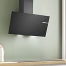 BOSCH DWK85DK60B Ser 2 Wall-Mounted Inclined 80cm Hood Black Glass additional 2