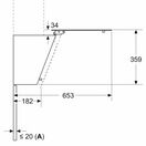 NEFF D83IDK1S0B N30 Wall-Mounted Inclined 80cm Hood Black Glass additional 8