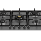 BERTAZZONI P755CPRONE Pro Series 75cm Gas Hob &amp; Wok Burner - Matt Black additional 1