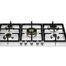 BERTAZZONI P905CPROX Pro Series 90cm Gas Hob with Central Wok Burner - Stainless Steel additional 1