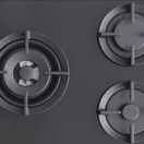 BERTAZZONI P905LPROGNE Pro Series 90cm Gas on Glass Hob with Left Wok additional 4