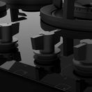 BERTAZZONI P905CMODGNE Pro Series 90cm Gas on Glass hob with Central Wok additional 5