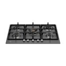 BERTAZZONI P755CHERNE Heritage Series 75cm Gas Hob with Central Wok Burner Matt Black additional 1