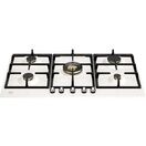 BERTAZZONI P905CHERAX Heritage Series 90cm Gas Hob with Central Wok Burner Ivory Chrome additional 1