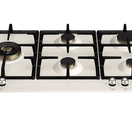 BERTAZZONI P905LHERAX Heritage Series 90cm Gas Hob with Left Wok Burner Ivory Chrome additional 1