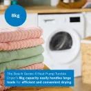 BOSCH WTH85225GB Series 4 8kg Heat Pump Tumble Dryer - White additional 12