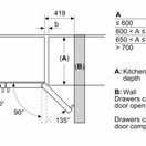 NEFF KA3923IE0G N70 American Side by Side Fridge Freezer - Brushed Steel additional 17