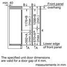 NEFF KI5871SE0G N30 Built-In Fridge Freezer 70/30 - Sliding Hinge additional 12