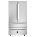 Bertazzoni French Door Freestanding Fridge Freezer with 2 Freezer Drawers REF904FFNXTC additional 1
