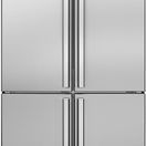 Bertazzoni Cross Door Free Standing Fridge Freezer Stainless Steel RCD84F4FXNC/24 additional 1