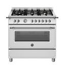 Bertazzoni Heritage 90cm Range Cooker Single Oven Dual Fuel Stainless Steel HER96L1EXT additional 1