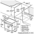 BOSCH HQA534BS3B 60cm Built In Electric Single Oven Stainless Steel additional 8