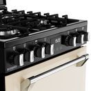 STOVES 444411845 Richmond Deluxe 60cm Dual Fuel Cooker Cream lidded additional 7