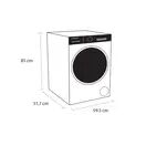 SCHONHAUS WMSF01814AW 8KG 1400 Spin Washing Machine - White additional 9