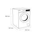 SENSIS WMF01814AW 8KG 1400 Spin Washing Machine - White additional 9