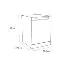 SENSIS DWF0114FSDW 15 Place Setting 60cm Dishwasher - White additional 4