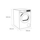 SENSIS TDHF018A2W 8KG Heat Pump Tumble Dryer - White additional 3