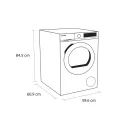 SENSIS TDHF019A2W 9KG Heat Pump Tumble Dryer - White additional 3