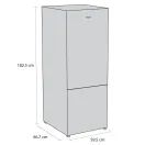 SENSIS RFCMF0160ES Total No Frost Freestanding 60cm Fridge Freezer - Silver additional 3
