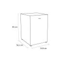 SENSIS RFUCF01F54EW Undercounter 55cm Fridge with Icebox - White additional 3