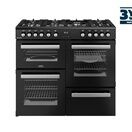 BELLING 444411799 Cookcentre 100cm Dual Fuel Range Cooker - Black additional 1