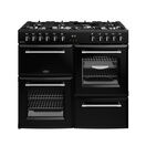 BELLING 444411829 Farmhouse 100cm Dual Fuel Range Cooker - Black additional 1