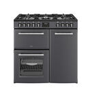 BELLING 444411819 Farmhouse 90cm Dual Fuel Range Cooker - Anthracite additional 1