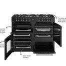 BELLING 444411838 Farmhouse 110cm Dual Fuel Range - Black additional 2