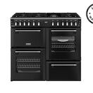 STOVES 444411871 Richmond Deluxe 100cm Dual Fuel Range Cooker - Black additional 1