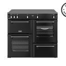 STOVES 444411875 Richmond Deluxe 100cm Zoneless Range - Black additional 1